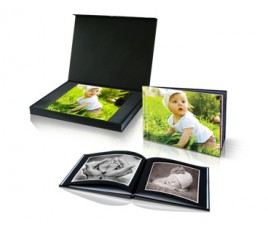 11"x8" (28x20cm) Padded Cover Book with Case 20-80 pages