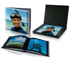 12"x12" (30x30cm) Padded Cover Book with Case 20-80 pages