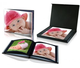16"x12" (40x30cm) Padded Cover Book with Case 20-80 pages